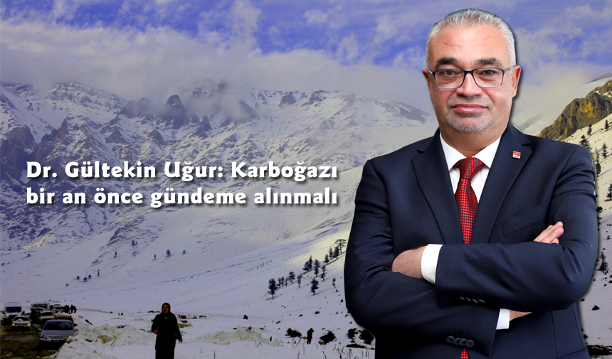 Dr. Gültekin Uğur: Karboğazı bir an önce gündeme alınmalı