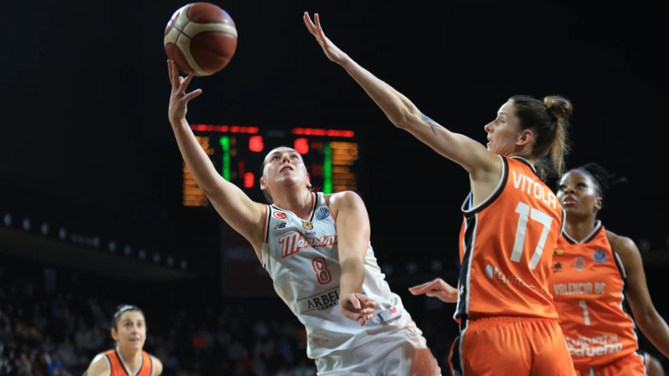 FIBA Kadınlar Euroleague: ÇBK Mersin: 92 - Valencia Basket: 77