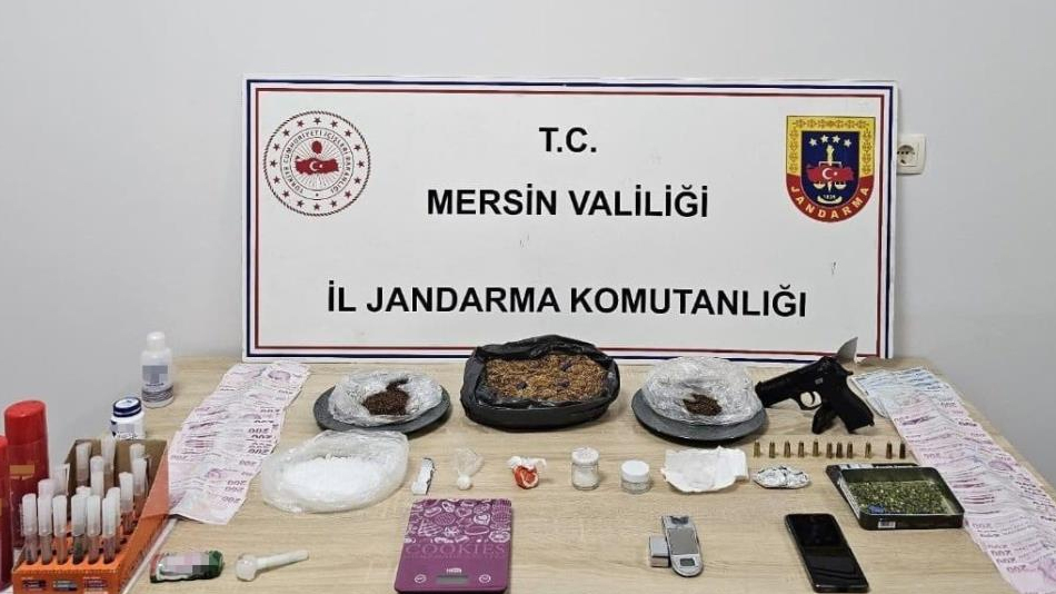 Mersin'de uyuşturucu operasyonu: 3 gözaltı