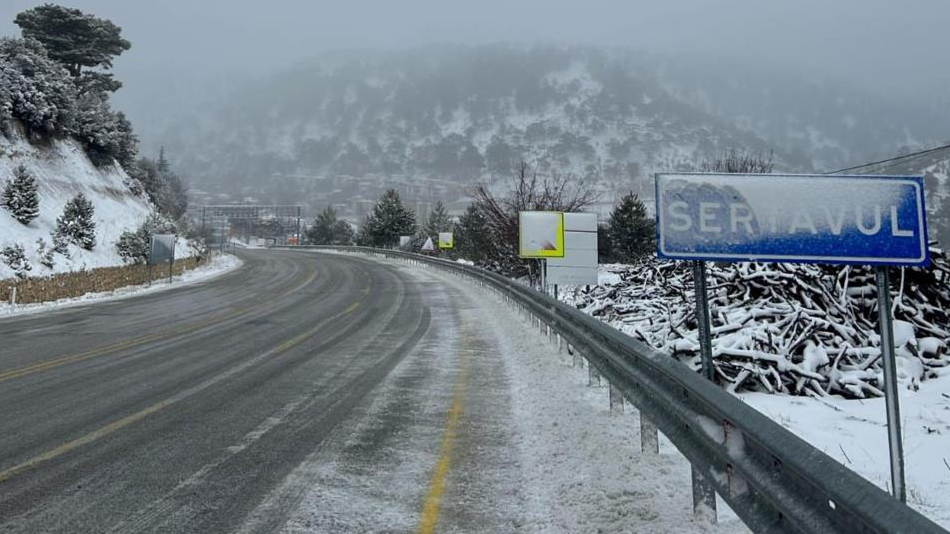 Mut Sertavul Geçidinde zincirsiz araçlara izin verilmiyor